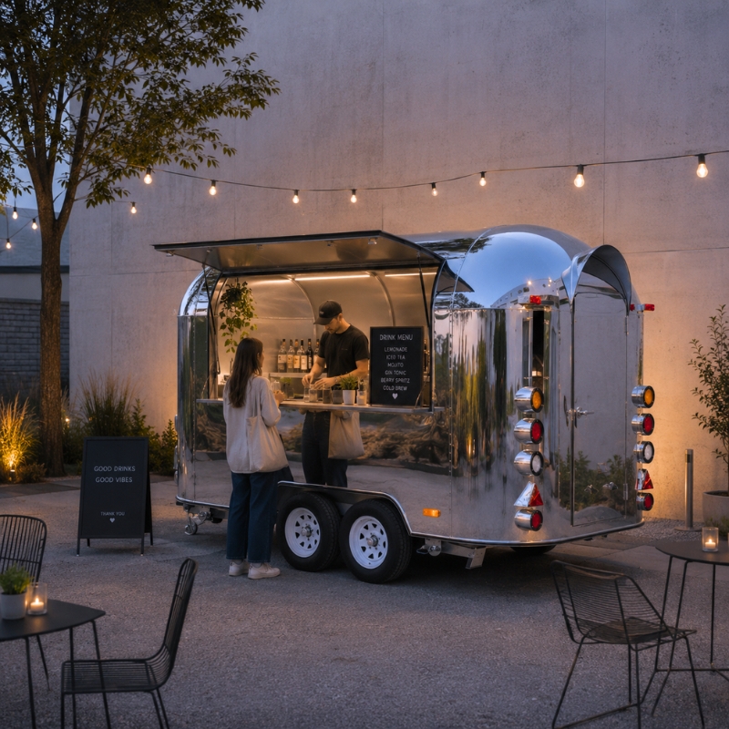Food truck Airstream SS300 doutník 4 kola 