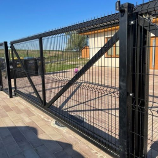 Brána Posuvná Zn +komaxit šířka 4000 x výška 1000
