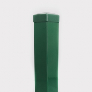 Sloupek čtyřhranný Zn+komaxit 60/60/2000 zelený